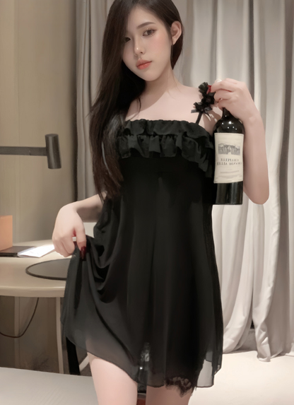 エアリーフリルベビードール